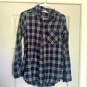 Navy lightweight Flannel